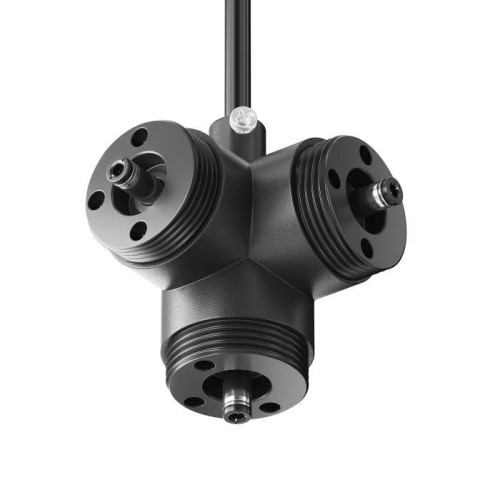 T-образный вертикальный коннектор для системы Shelf с вводом питания Maytoni Accessories for system Shelf CA016TC-P-B