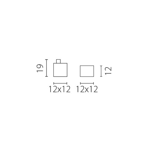 Комплект заглушек (2 шт) д/квадратного силиконового профиля 10х10мм Profiled д/LED лент Lightstar Profiled 441017