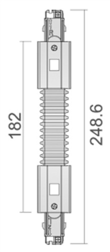 Соединитель для 3-х фазной системы лево-право Deko-Light D Line 710040