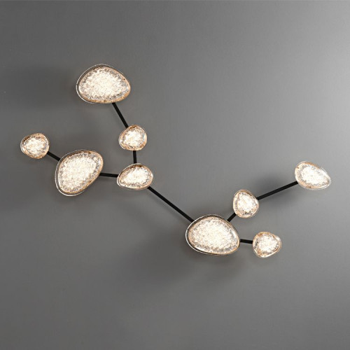 Настенный светильник Delight Collection MT9125 2309-Virgo matt black/french gold