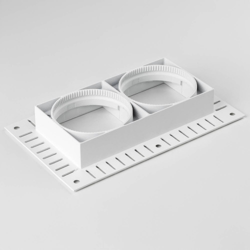 Рамка двойная квадратная скрытого монтажа для светодиодных модулей 0750хх Lightstar STELLA 075226-01