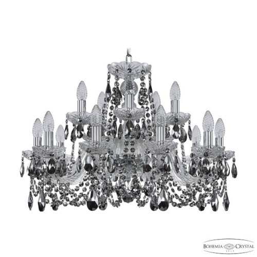 Подвесная хрустальная люстра 1402 Bohemia 1402/10+5/240 Ni R781