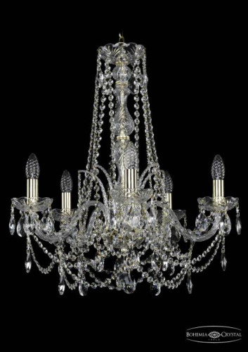 Подвесная хрустальная люстра 1411 Bohemia 1411/5/195/h-62 G