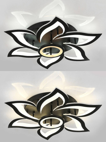 Потолочная люстра Natali Kovaltseva Olimp HIGH-TECH LED LAMPS 82020 BLACK