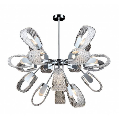 Люстра потолочная 19*G9 MD.2375-19-S-CH+BK