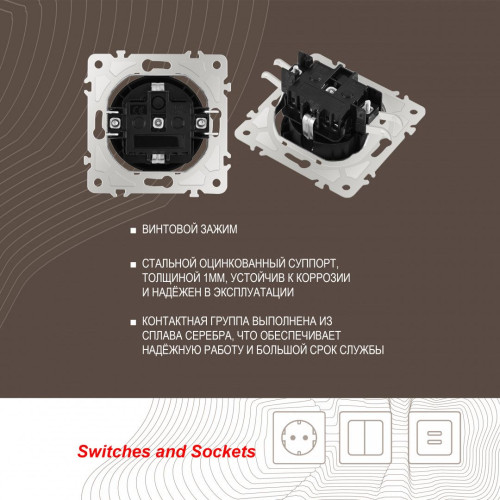 Розетка Arte Milano Am-202 202.41-1.black