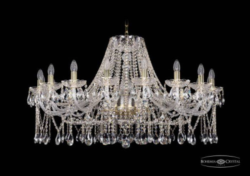 Подвесная хрустальная люстра 1413 Bohemia 1413/18/400 G