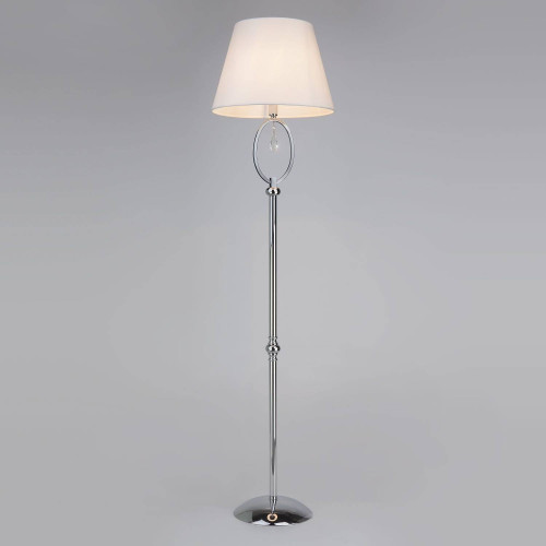 Торшер Eurosvet Madera 01056/1 хром/прозрачный хрусталь Strotskis