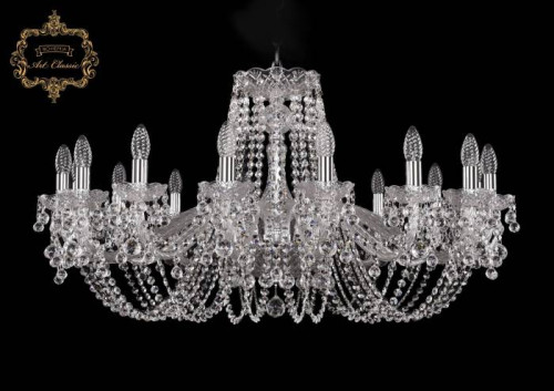 Подвесная хрустальная люстра 11.26 Art Classic 11.26.16.360.Cr.B