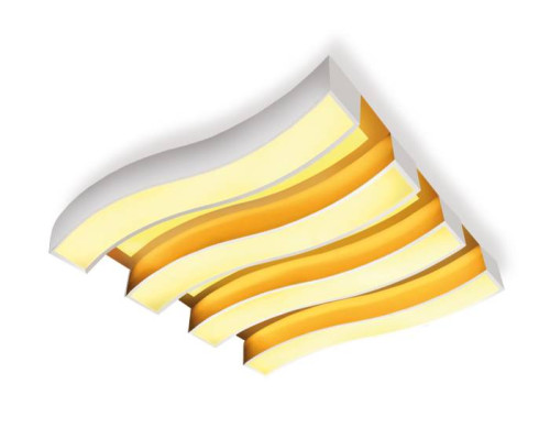 Светильник потолочный Ambrella Orbital Parus FP2424 WH 120W+72W D700*690