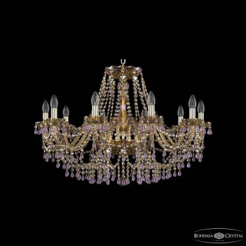 Подвесная хрустальная люстра 1410 Bohemia 1410/10/300 G V7010 M777