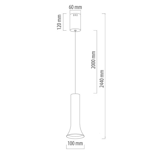 Светильник подвесной De Markt Ракурс 631017801