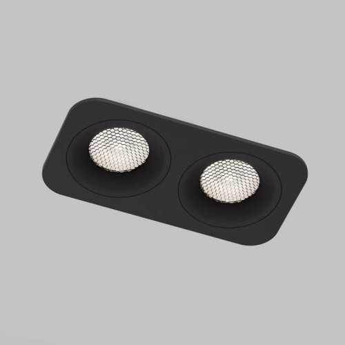 Встраиваемый светильник Elektrostandard Tetro 15277/LED 20W 4000K черный IP44