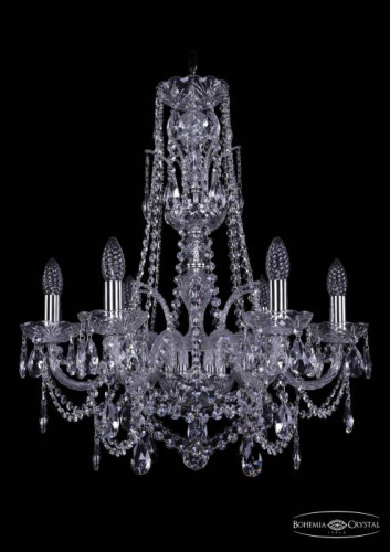 Подвесная хрустальная люстра 1411 Bohemia 1411/6/195/XL-63 Ni
