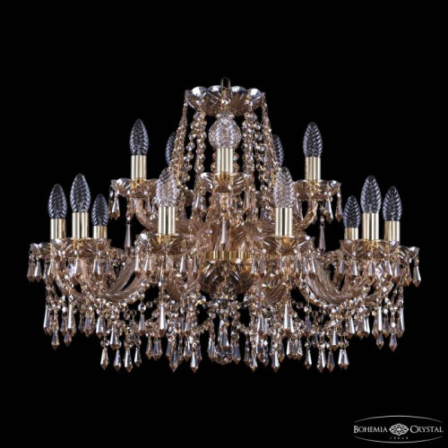 Подвесная хрустальная люстра 1403 Bohemia 1403/10+5/240 G M721