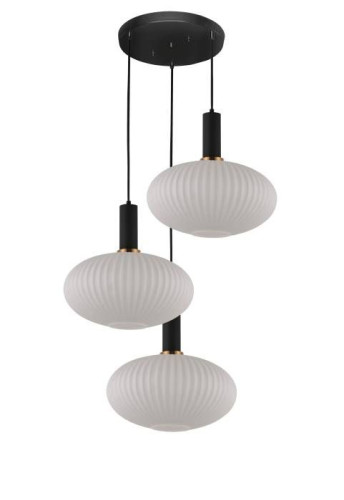 Светильник подвесной Lumina Deco Floril LDP 1216-3 WT+BK