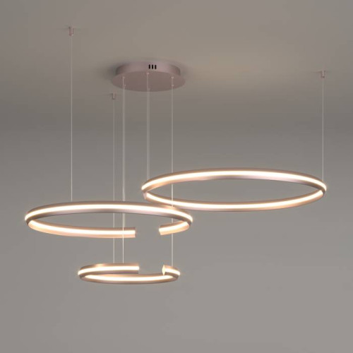 Подвесная люстра с пультом Gap Eurosvet 90180/3 сатин-никель