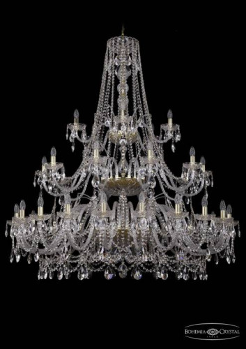 Подвесная хрустальная люстра 1411 Bohemia 1411/20+10+5/530/3d G