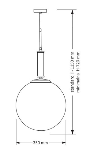 Светильник потолочный Kutek Artu Glass ART-ZW-1(Z)G350