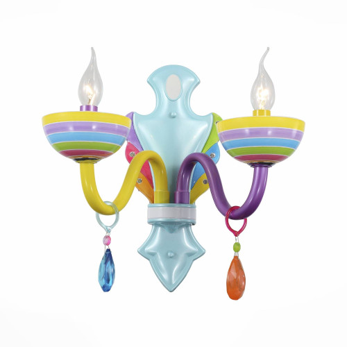 Разноцветный настенный светильник Ornato SL672.781.02 ST Luce