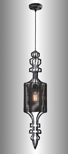 Светильник подвесной Crystal Lux Prima PRIMA SP1 B BLACK-SILVER/BLACK