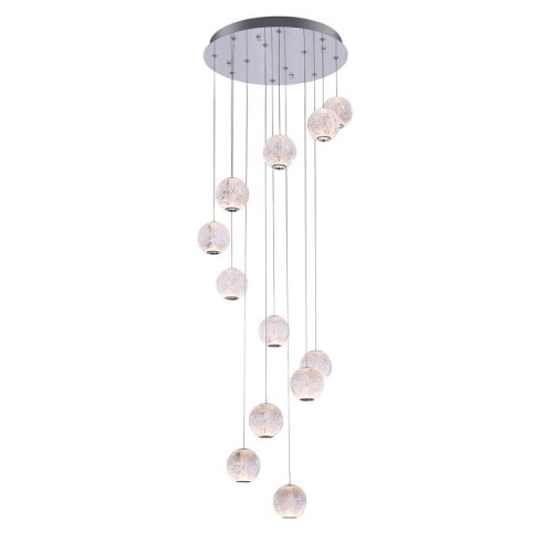 Люстра каскадная Delight Collection MD20001012 MD20001012-12A chrome