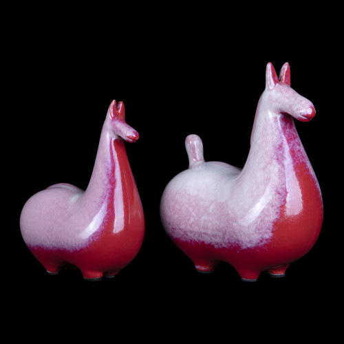 Статуэтка (2 штуки) Loft It Horse 10283 Red (2 pcs)