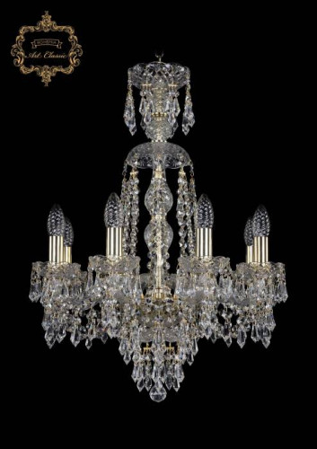 Подвесная хрустальная люстра 11.23 Art Classic 11.23.8.165.XL-65.Gd.Dr