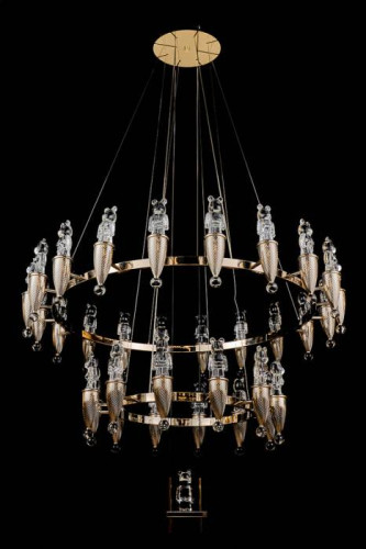 Подвесная люстра LEON Joli LE3024/1050+650 GD