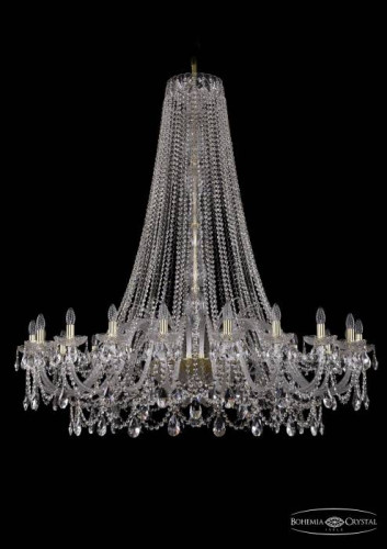 Подвесная хрустальная люстра 1411 Bohemia 1411/20/530/h-157 G