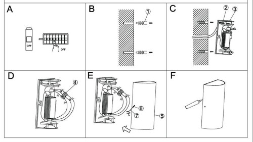 Уличный настенный светильник SWG DesignLed GW GW-6805-6-WH-WW