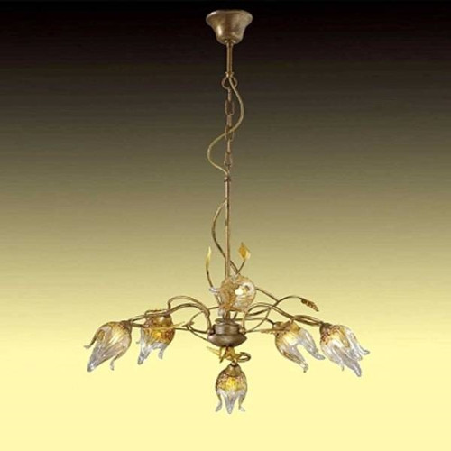 Люстра подвесная с цветочками  MA 01780C/006 Brizzi