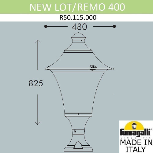 Уличный наземный светильник Fumagalli Remo R50.115.000.AYXH27