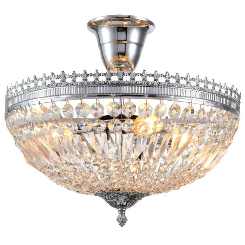 Потолочная люстра Natali Kovaltseva Rococo ROCOCO 81406/4C CHROME