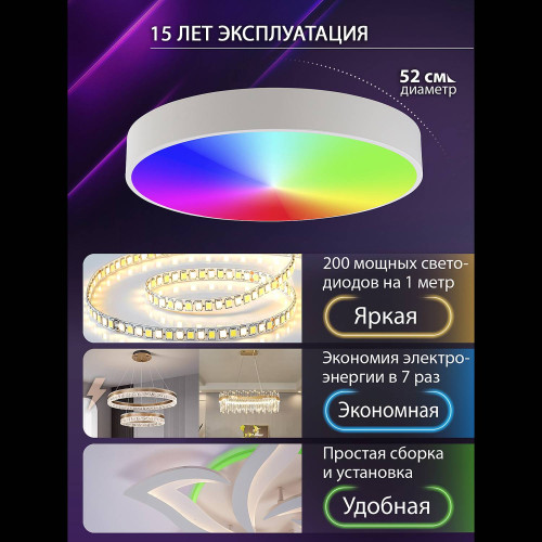 Светильник потолочный Natali Kovaltseva Modern LED LAMPS 81105/2C