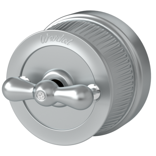 Werkel WL19-01-05/ Выключатель на 4 положения двухклавишный (Матовый хром) Ретро