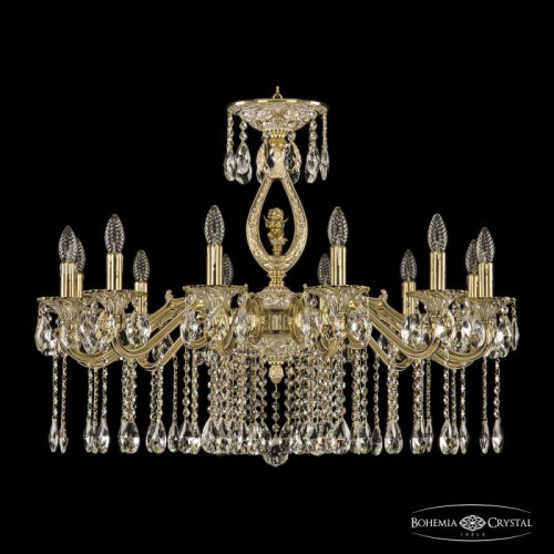Подвесная хрустальная люстра 7202 Bohemia 72402/12/300 A GW FA3B