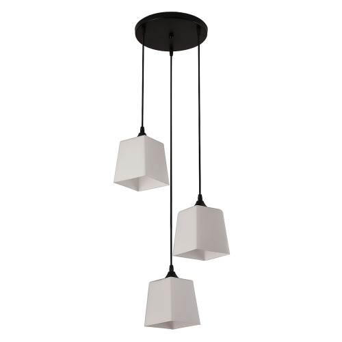 Светильник подвесной Escada Zen 160003/3P E27*60W Black ES0000027