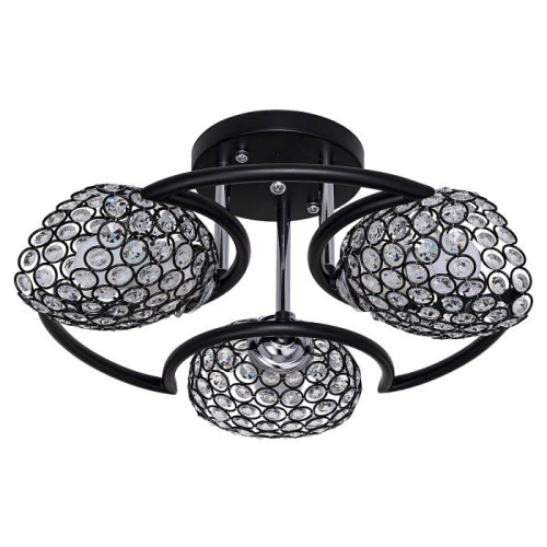 Потолочная люстра ЭкономСвет 33916 33916/3BK+CR BK+CL