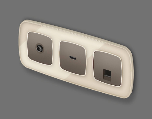 Розетка Ambrella Volt OMEGA MO642005