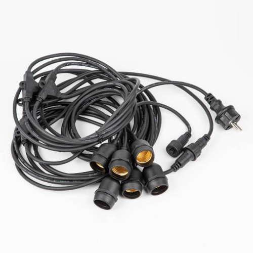 Гирлянда Uniel UDL-K230 6/E27/5M IP54 BLACK BELT-LIGHT GREENHOUSE