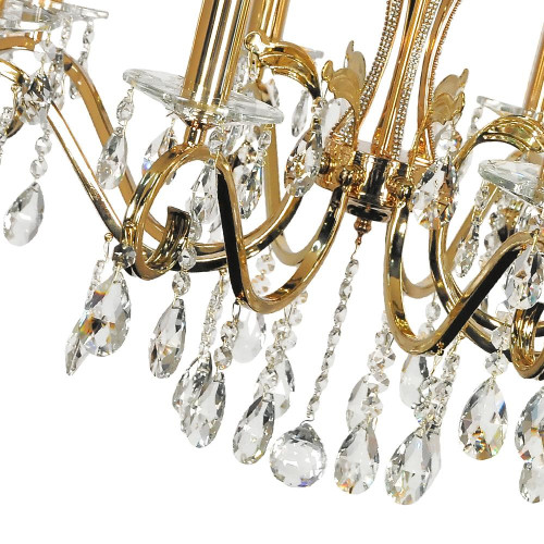 Подвесная хрустальная люстра Vesuvio Arti Lampadari Vesuvio E 1.1.8.601 G