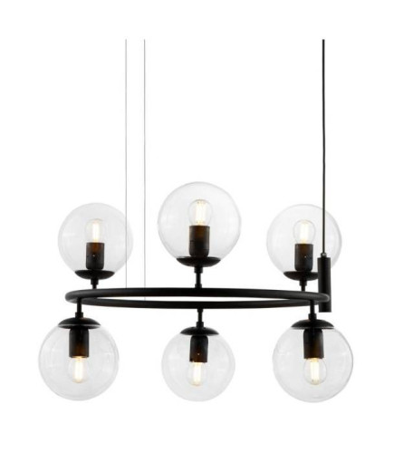 Подвесная люстра Lumina Deco Ceredo LDP 6034-6 RND BK