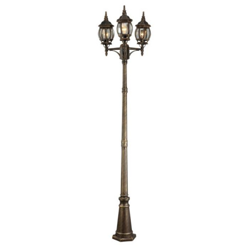 Столб фонарный уличный Arte Lamp Atlanta A1047PA-3BN