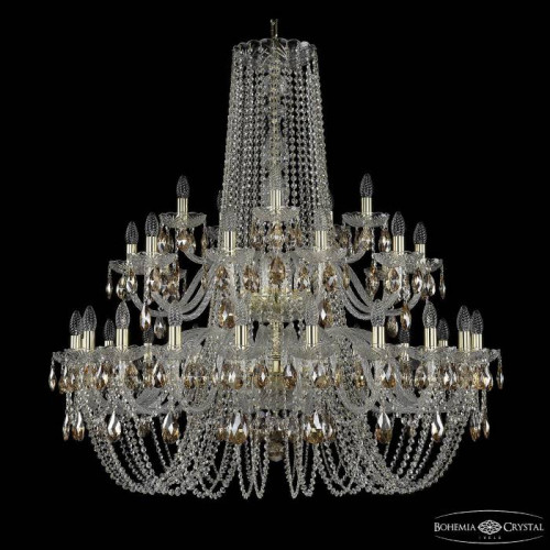 Подвесная хрустальная люстра 1402 Bohemia 1402/20+10+5/400/2d G K721