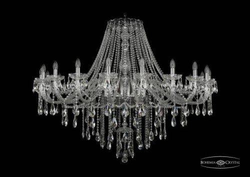 Подвесная хрустальная люстра 1415 Bohemia 1415/20/530 Ni