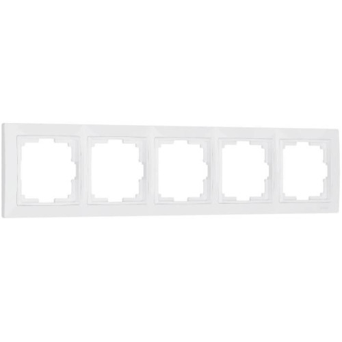 Рамка Werkel W0052001/ Рамка на 5 постов Snabb basic (белый)
