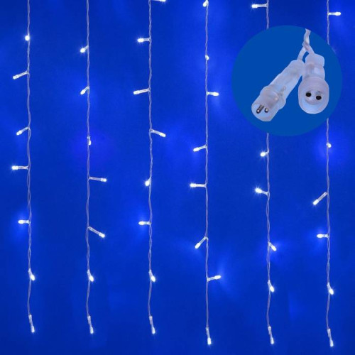 Занавес светодиодный с эффектом мерцания, 3х2м Uniel ULD-C3020-264/TTK WHITE IP44