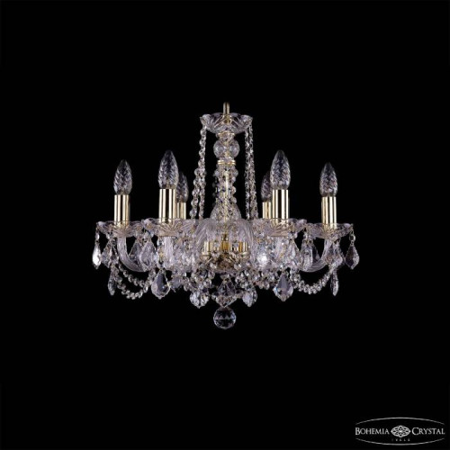 Подвесная хрустальная люстра 1402 Bohemia 1402/6/160 G Leafs