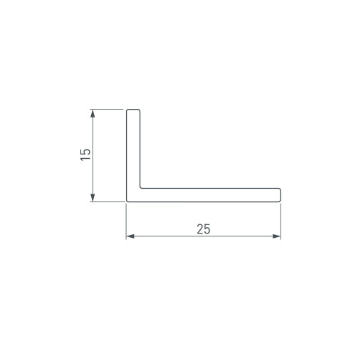 Анодированный алюминиевый уголок без экрана Arlight Arh-Tech 053358